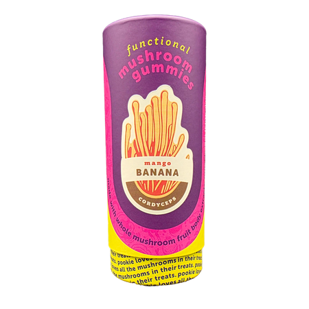Pookie™ Cordyceps Mango Banana Gummies 40 pack