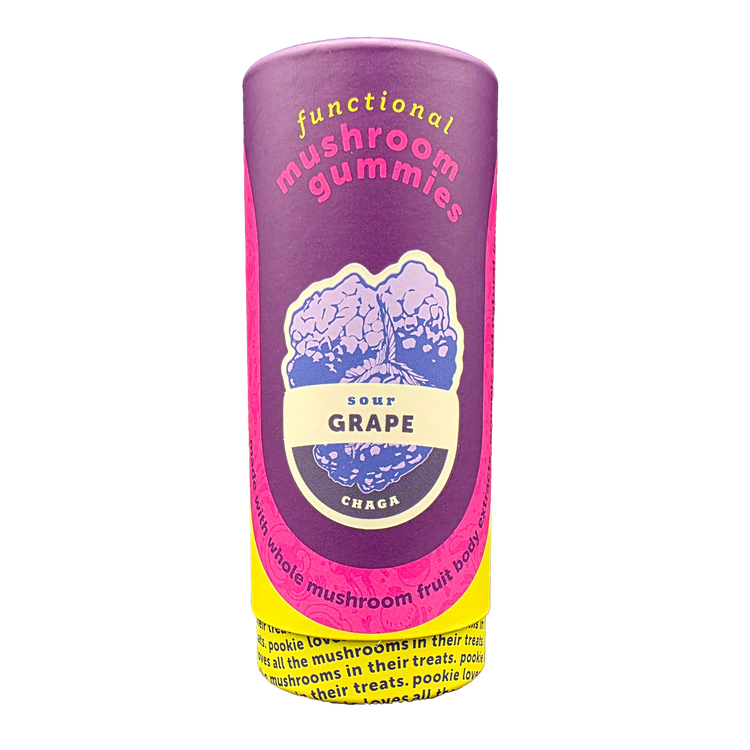 Pookie™ Chaga Sour Grape Gummies 40 pack
